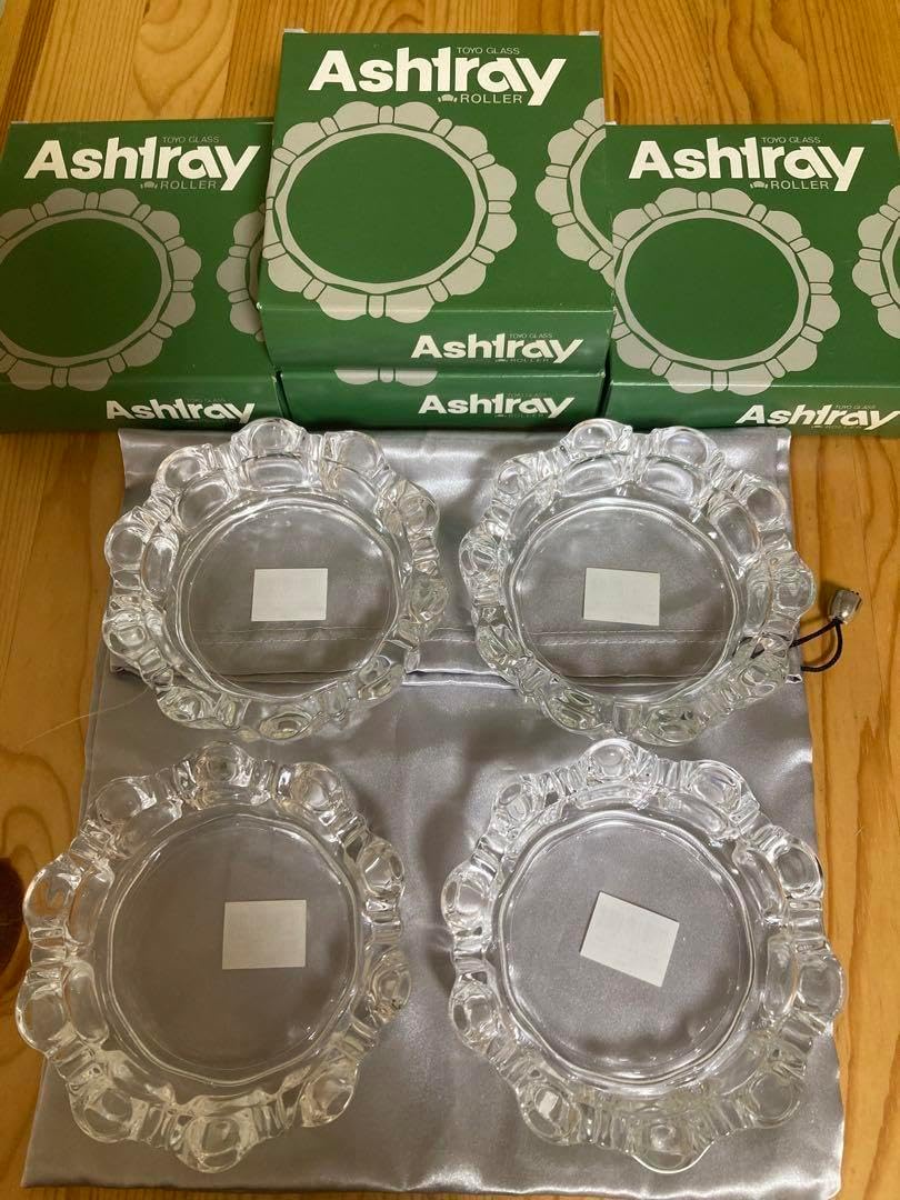 イタリア ベネチアングラス 灰皿 アッシュトレイ ガラス オブジェ